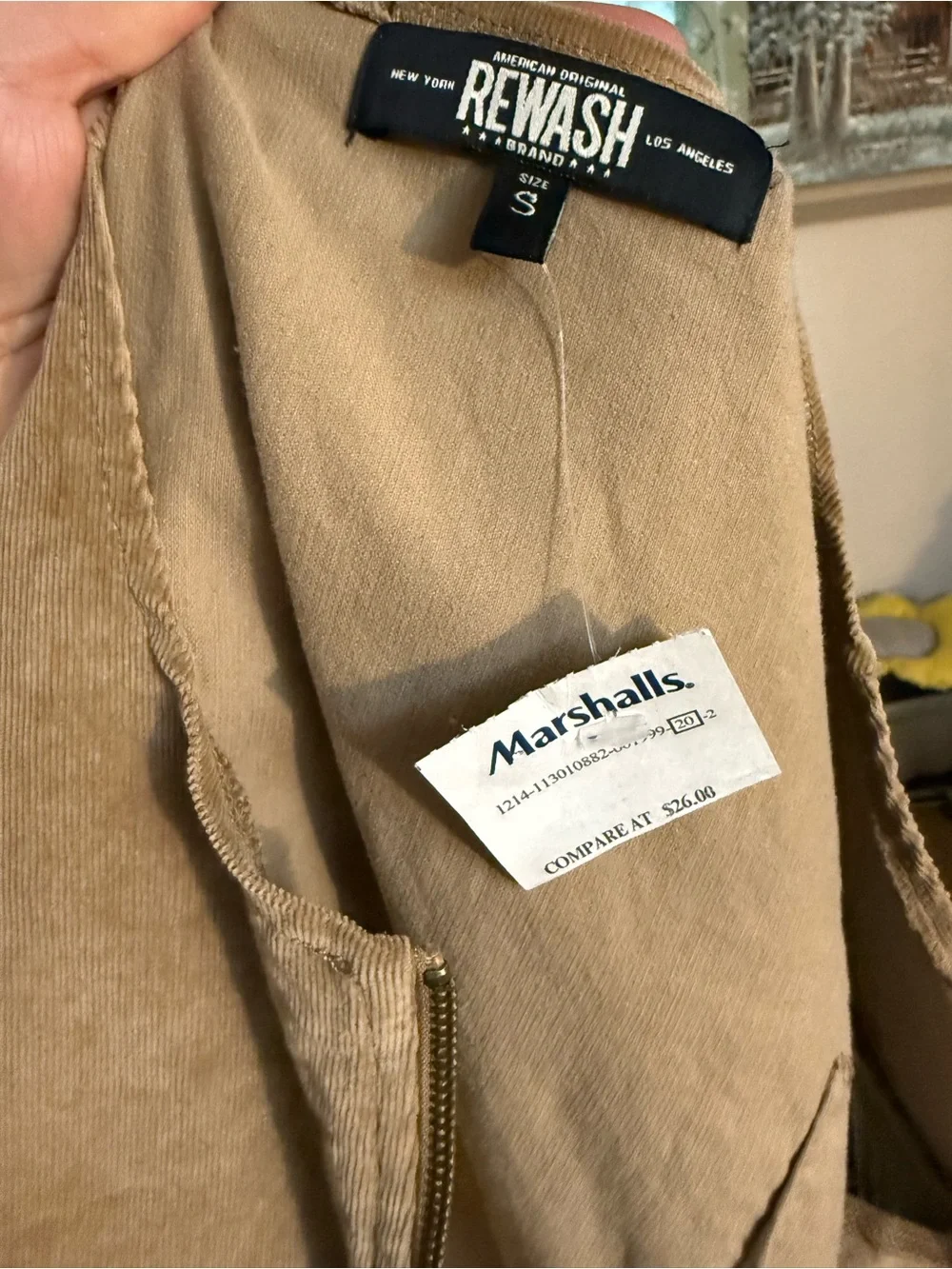 Rewash corduroy mini